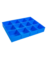 L-BOXX Inzetboxenset C3 blauw - voor L-BOXX 102 - 12 stuks 6000001712