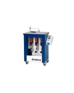 RUWI Type M basis 3 Onderfreesmachine met 3 aandrijvingen, tafel 640 x 500 met transportwielen