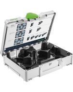 Festool T-loc Systainer 1 + inlay voor schuurpapier - SYS-STF-80x133/D125/Delta